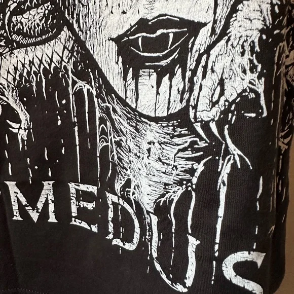 Medusa Graphic Black T-Shirt - Picture 4 of 7